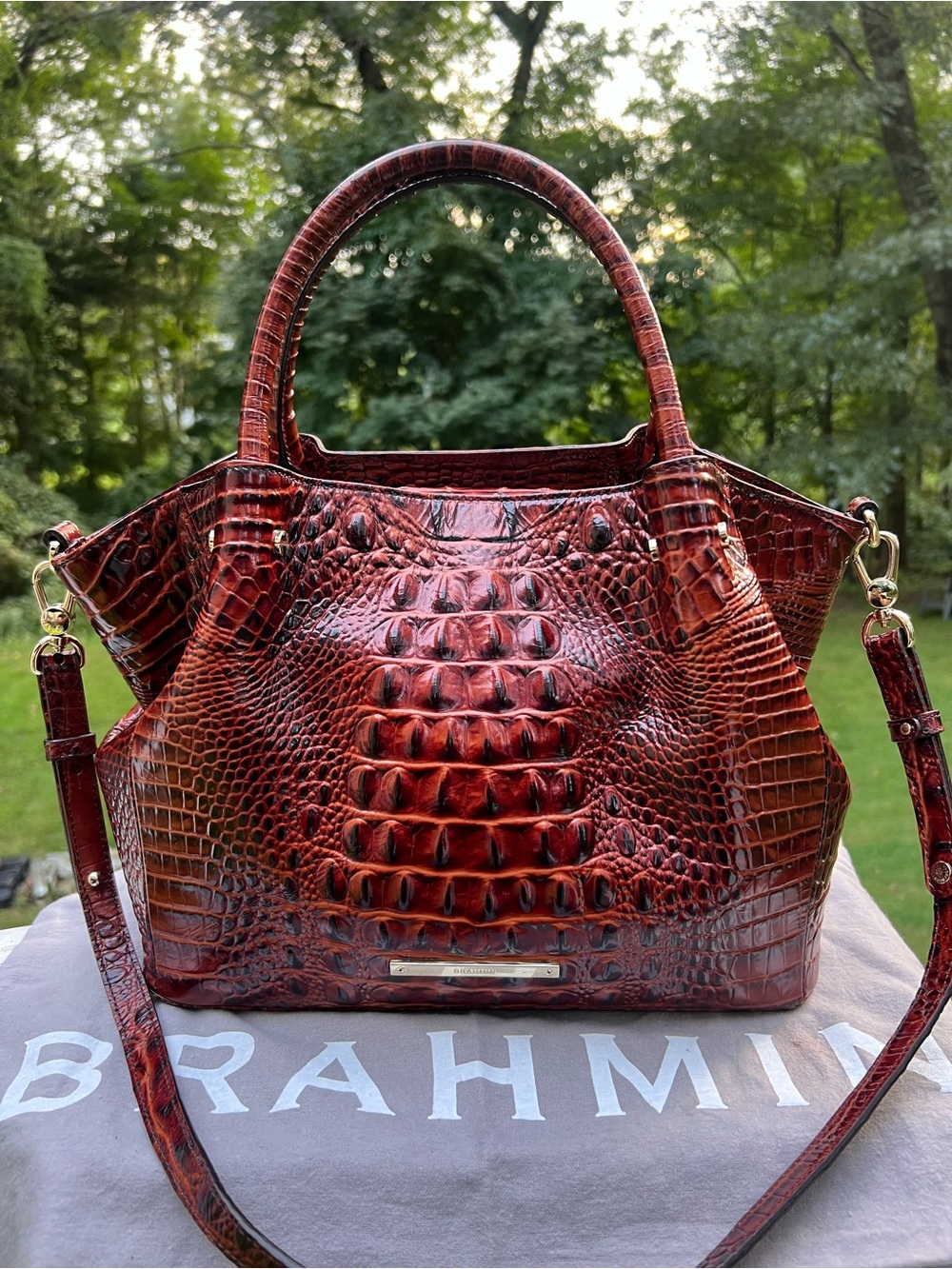 BRAHMIN SMALL MALLORY SATCHEL
PURSE